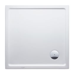 Duravit Starck Slimline Duschwanne 800x800x45mm, Quadratisch, Weiß, aus Sanitä... DURAVIT-720114000000000 4021534887413 (Abb. 1)