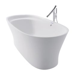 Duravit Cape Cod Badewanne 507x885x1855mm, Mattweiß, Oval, Freistehend, 2 Rück... DURAVIT-700330000000000 4021534894008 (Abb. 1)