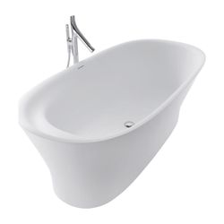 Duravit Cape Cod Badewanne 507x885x1855mm, Mattweiß, Oval, Freistehend, 2 Rück... DURAVIT-700330000000000 4021534894008 (Abb. 1)