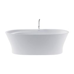 Duravit Cape Cod Badewanne 507x885x1855mm, Mattweiß, Oval, Freistehend, 2 Rück... DURAVIT-700330000000000 4021534894008 (Abb. 1)