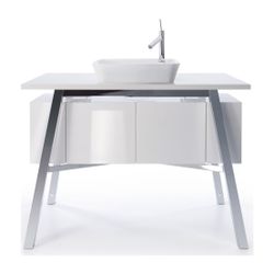 Duravit Cape Cod Aufsatzbecken 460mm, Weiß Hochglanz, DuraCeram, Quadratisch, ohne ... DURAVIT-2340460000 4021534988868 (Abb. 1)
