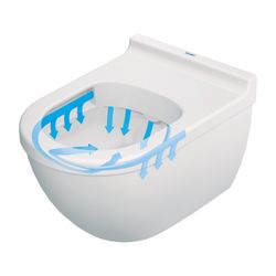 Duravit Starck 3 Wand-WC 540x365x375mm, Weiß Hochglanz, 4,5l, Tiefspüler, rimless, ... DURAVIT-2527090000 4021534984792 (Abb. 1)