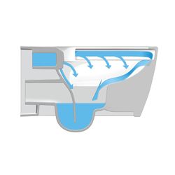Duravit ME by Starck Wand-WC 570x360x355mm Weiß Seidenmatt 45l HygieneGlaze Plus Ti... DURAVIT-252909AC00 4067116444735 (Abb. 1)