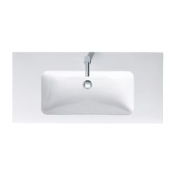 Duravit ME by Starck Waschtisch 490x1030x175mm WonderGliss Weiß Hochglanz, Rechtec... DURAVIT-23361000001 4053424021409 (Abb. 1)