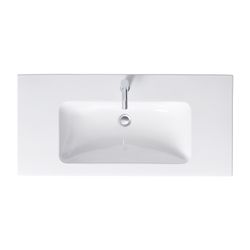 Duravit ME by Starck Waschtisch 490x1030x175mm WonderGliss Weiß Hochglanz, Rechtec... DURAVIT-23361000001 4053424021409 (Abb. 1)