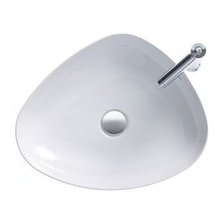 Duravit Cape Cod Aufsatzbecken 500mm, Weiß Hochglanz, DuraCeram, TriOval, ohne Über... DURAVIT-2339500000 4021534988875 (Abb. 1)