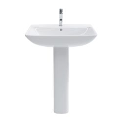 Duravit ME by Starck Waschtisch 490x650x180mm wandhäng., Weiß Hochglanz, Rechteckig... DURAVIT-2335650000 4021534966613 (Abb. 1)