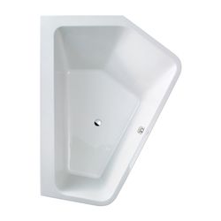 Duravit Paiova Badewanne 5 460x1300x1770mm, 205l, Weiß glänzend, Fünfeck, Ecke... DURAVIT-700395000000000 4021534992728 (Abb. 1)