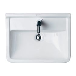 Duravit Starck 3 Waschtisch 430x550x225mm wandhäng., Weiß Hochglanz, Rechteckig, 1 ... DURAVIT-0300550000 4021534222955 (Abb. 1)