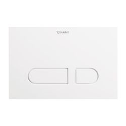 Duravit DuraSystem A1 Betätigungsplatte mechanisch für WC Dual Flush Aufgesetzt/F... DURAVIT-WD5001011000 4053424507293 (Abb. 1)