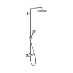 Duravit C.1 Duschsystem, Chrom, Thermostat, Kopfbrause 230mm, 12l/min, höhenverst... DURAVIT-C14280008010 4053424455280 (Abb. 1)