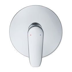 Duravit B.1 Einhebel-Brausemischer Unterputz, 1 Verbraucher, Chrom, 24,5l/min, Ro... DURAVIT-B14210010010 7612158495343 (Abb. 1)