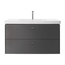 Duravit D-Code Waschtisch 480x1050x180mm, Weiß Hochglanz, Rechteckig, 1 Waschplatz... DURAVIT-03421000002 4021534457920 (Abb. 1)