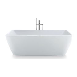 Duravit C.1 Einhebel-Wannenmischer bodenstehend, Chrom HG, Ausladung 201mm, Chrom... DURAVIT-C15250000010 7612158492168 (Abb. 1)
