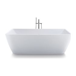 Duravit C.1 Einhebel-Wannenmischer bodenstehend, Chrom HG, Ausladung 201mm, Chrom... DURAVIT-C15250000010 7612158492168 (Abb. 1)