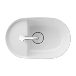 Duravit Luv Aufsatzbecken 420mm, Weiß Hochglanz, DuraCeram, Oval, mit HLB, ohne Übe... DURAVIT-0381420000 4053424177182 (Abb. 1)