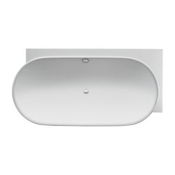 Duravit Luv Badewanne 610x950x1850mm, 252l, Mattweiß, Oval, Ecke R, 2 Rückensc... DURAVIT-700432000000000 4053424180151 (Abb. 1)