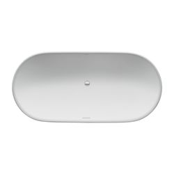 Duravit Luv Badewanne 615x750x1600mm, 165l, Mattweiß, Oval, Freistehend, 2 Rüc... DURAVIT-700461000000000 4063382014269 (Abb. 1)