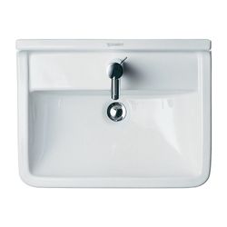 Duravit Starck 3 Waschtisch 430x550x225mm wandhäng., Weiß Hochglanz, Rechteckig, 1 ... DURAVIT-0300550000 4021534222955 (Abb. 1)