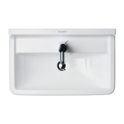 Duravit Starck 3 Waschtisch 485x650x235mm wandhäng., Weiß Hochglanz, Rechteckig, 1 ... DURAVIT-0300650000 4021534222788 (Abb. 1)