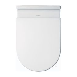 Duravit Starck 3 WC-Sitz D-shaped, Weiß Hochglanz 370x38x436mm, ohne Absenkautomati... DURAVIT-0063810000 4021534224171 (Abb. 1)