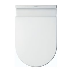 Duravit Starck 3 WC-Sitz D-shaped, Weiß Hochglanz 370x38x436mm, ohne Absenkautomati... DURAVIT-0063810000 4021534224171 (Abb. 1)