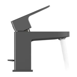 Duravit Manhattan Einhebel-Waschtischmischer S, Mattschwarz, 4,5l/min, mit Garnit... DURAVIT-MH1010001046 4067116104646 (Abb. 1)
