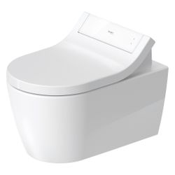 Duravit ME by Starck Wand-WC für Dusch-WC-Sitz 570x373x355mm Weiß HG, 4,5l, Wonder... DURAVIT-25285900001 4021534966767 (Abb. 1)