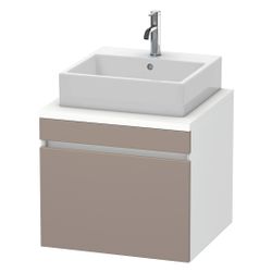 Duravit DuraStyle Konsolenwaschtischunterbau wandh. 548x600x512mm ohne KSP Basalt ... DURAVIT-DS531004318 4053424392257 (Abb. 1)