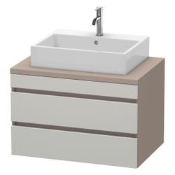 Duravit DuraStyle Konsolenwaschtischunterbau wandh. 548x800x512mm ohne KSP Betongr... DURAVIT-DS531700743 4053424623603 (Abb. 1)