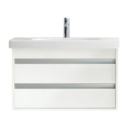 Duravit D-Code Waschtisch 485x850x180mm, Weiß Hochglanz, Rechteckig, 1 Waschplatz/... DURAVIT-03428500002 4021534458545 (Abb. 1)