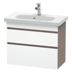 Duravit DuraStyle Waschtischunterbau wandh. 368x730x610mm Compact, Mattweiß, Dekor... DURAVIT-DS649901843 4053424045924 (Abb. 1)