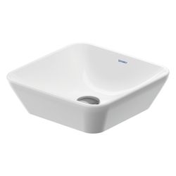 Duravit D-Neo Aufsatzbecken 400mm, Weiß Hochglanz, Quadratisch, ohne Überlauf... DURAVIT-2397400070 4067116345254 (Abb. 1)
