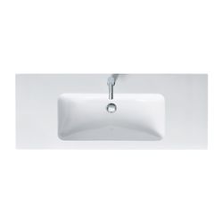 Duravit ME by Starck Waschtisch 490x1230x180mm WonderGliss Weiß Hochglanz, Rechtec... DURAVIT-23361200001 4053424052076 (Abb. 1)