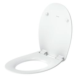 Duravit Univavo WC-Sitz oval Weiß, 373x50x448mm, mit Absenkautomatik, Sitzgarnitur ... DURAVIT-0022790000 4067116344905 (Abb. 1)