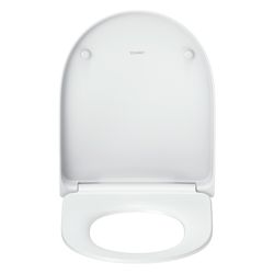 Duravit Univavo WC-Sitz D-shaped Weiß, 367x45x438mm, mit Absenkautomatik, Sitzgarni... DURAVIT-0022990000 4067116345049 (Abb. 1)