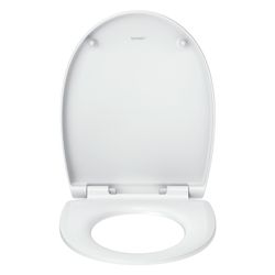 Duravit Univavo WC-Sitz oval Weiß, 370x48x451mm, mit Absenkautomatik, Sitzgarnitur ... DURAVIT-0023190000 4067116345056 (Abb. 1)
