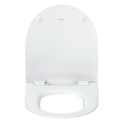 Duravit Univavo WC-Sitz D-shaped Weiß, 364x45x421mm, mit Absenkautomatik, Sitzgarni... DURAVIT-0023290000 4067116345063 (Abb. 1)