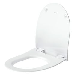 Duravit Univavo WC-Sitz D-shaped Weiß, 364x45x421mm, mit Absenkautomatik, Sitzgarni... DURAVIT-0023290000 4067116345063 (Abb. 1)