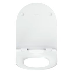 Duravit Univavo WC-Sitz D-shaped Weiß, 368x47x451mm, mit Absenkautomatik, Sitzgarni... DURAVIT-0023390000 4067116345087 (Abb. 1)