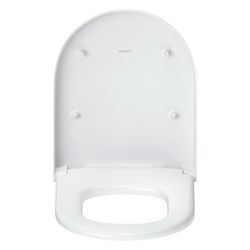 Duravit Univavo WC-Sitz D-shaped Weiß, 377x50x455mm, mit Absenkautomatik, Sitzgarni... DURAVIT-0023490000 4067116345094 (Abb. 1)