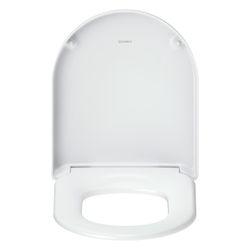 Duravit Univavo WC-Sitz D-shaped Weiß, 368x51x432mm, mit Absenkautomatik, Sitzgarni... DURAVIT-0023590000 4067116345117 (Abb. 1)