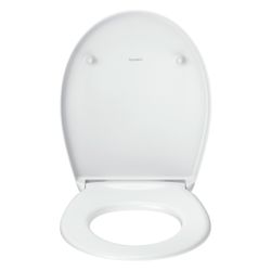 Duravit Univavo WC-Sitz oval Weiß, 368x51x452mm, mit Absenkautomatik, Sitzgarnitur ... DURAVIT-0023690000 4067116345223 (Abb. 1)
