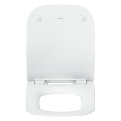 Duravit Univavo WC-Sitz eckig Weiß, 360x48x434mm, mit Absenkautomatik, Sitzgarnitur... DURAVIT-0024290000 4067116360783 (Abb. 1)