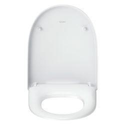 Duravit Univavo WC-Sitz D-shaped Weiß, 373x49x457mm, mit Absenkautomatik, Sitzgarni... DURAVIT-0024490000 4067116360806 (Abb. 1)