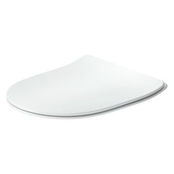 Duravit Univavo WC-Sitz D-shaped Weiß, 368x47x451mm, mit Absenkautomatik, Sitzgarni... DURAVIT-0023390000 4067116345087 (Abb. 1)