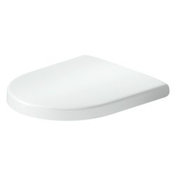 Duravit Univavo WC-Sitz D-shaped Weiß, 374x51x432mm, mit Absenkautomatik, Sitzgarni... DURAVIT-0024190000 4067116360752 (Abb. 1)