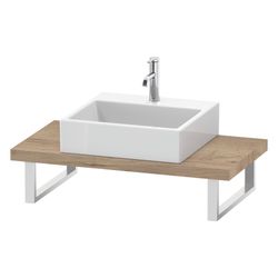 Duravit L-Cube Konsole variabel 480x800-2000x45mm, 1 Ausschnitt/Waschplatz, Compac... DURAVIT-LC100C05555 4067116356465 (Abb. 1)