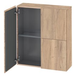 Duravit L-Cube Halbhochschrank Dekor 243x700x800mm Eiche Marmoriert Matt, Türen B,... DURAVIT-LC116705555 4067116356250 (Abb. 1)