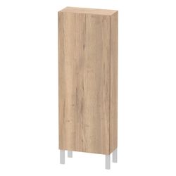 Duravit L-Cube Halbhochschrank Echtholzfurnier 243x500x1320mm Eiche Marmoriert Mat... DURAVIT-LC1169L5555 4067116356069 (Abb. 1)